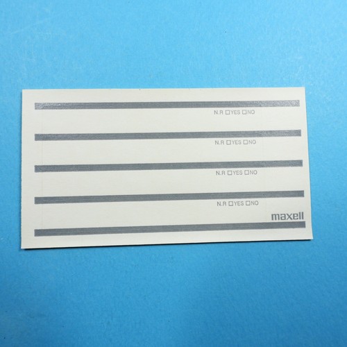 π 10x MAXELL UR 90 * Einleger Inserts J-Cards + Aufkleber Stickers * 2002 - Picture 5 of 5