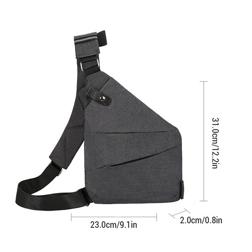 Shoulder Bag Chest Bag for Men / Women Lightweight Multi-functional Travel P0P0 - Picture 5 of 12
