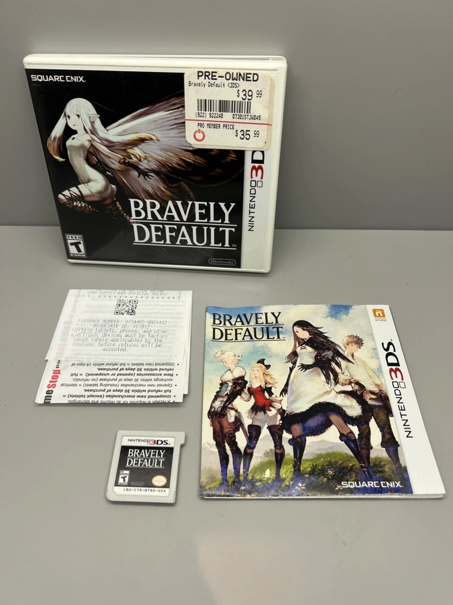 Bravely Default Nintendo 3DS 2DS COMPLETE eBay