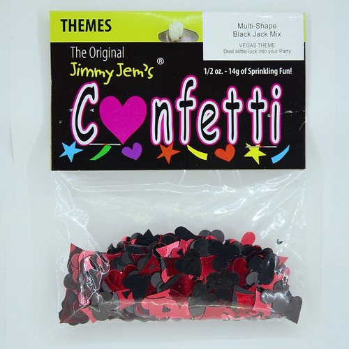 Confetti MultiShape - Black Jack - 2 Pchs or 1/2 lbs - FREE SHIP (8428) - Picture 13 of 14