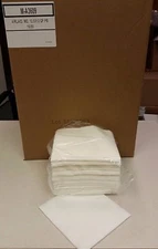 800 Luxury White Airlaid Napkin - 12.5" x 13" - 16 bundles of 50 - High Quality!