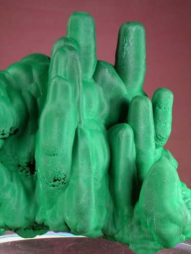 AAA PRISTINE MUSEUM QUALITY VELVET MALACHITE STALACTITES CRYSTALS, D.R. CONGO - Picture 2 of 5