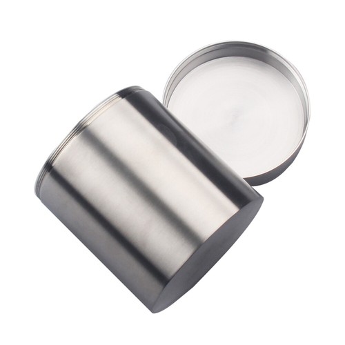 400ml Stainless Steel Tea Storage Jar Food Can Sealed Cereal Canister US - Picture 9 of 11