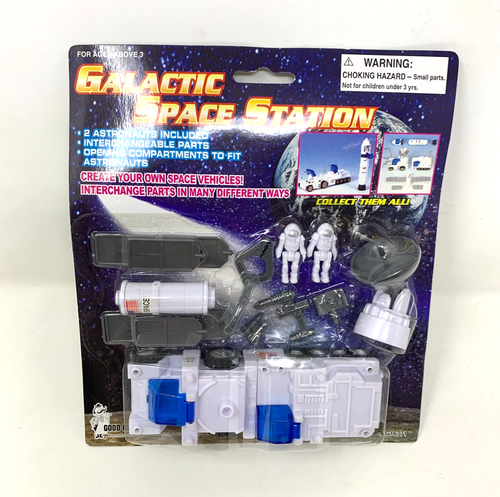 Galactic Space Station Theme Playset:  2 Astronaut Figures - Parts - Vehicle - Picture 1 of 3