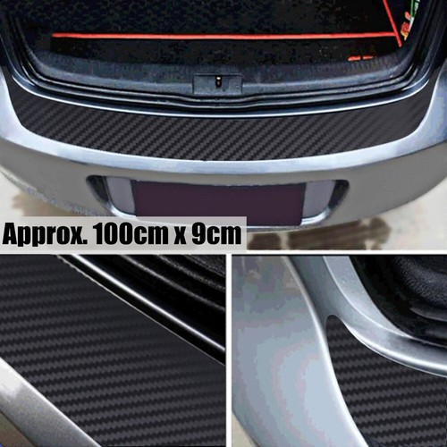Carbon Fibre Car Rear Bumper Protector Corner Trim Sticker Auto Car Accessories - Foto 15 di 23