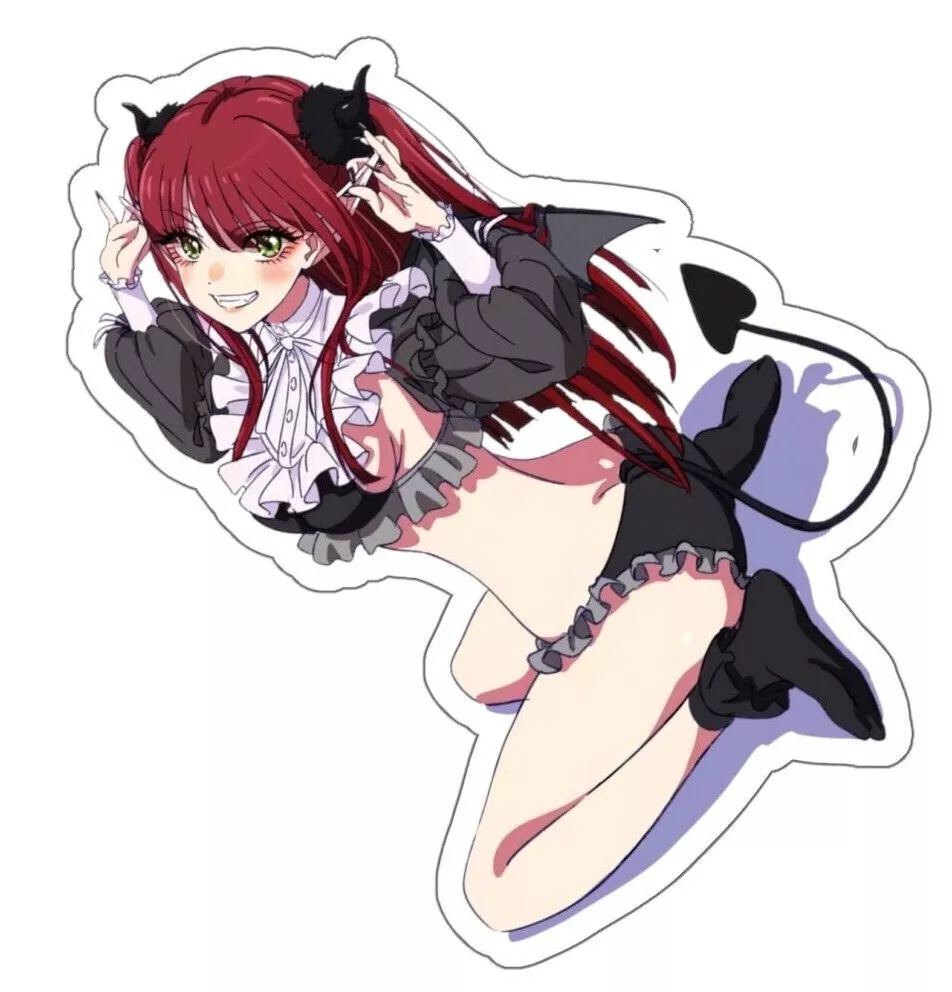 Waifu Girl Marin Kitagawa Hentai Ecchi My Dress Up Darlig Anime Kiss-Cut  Sticker