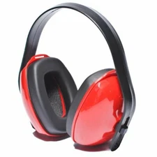 Honeywell Howard Leight QM24+ Over-The-Head Black/Red 25dB Earmuffs