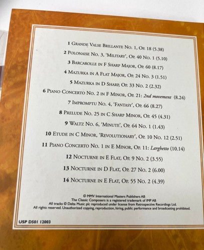 Lot Of Classic Composers Series-7 CD Set w/ Hardback Booklet About Each Composer - Picture 10 of 12