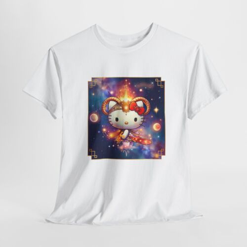Hello Kitty T-Shirt Zodiac Aries Tee Cute Cosmic Shirt for Women & Men - Picture 13 of 37
