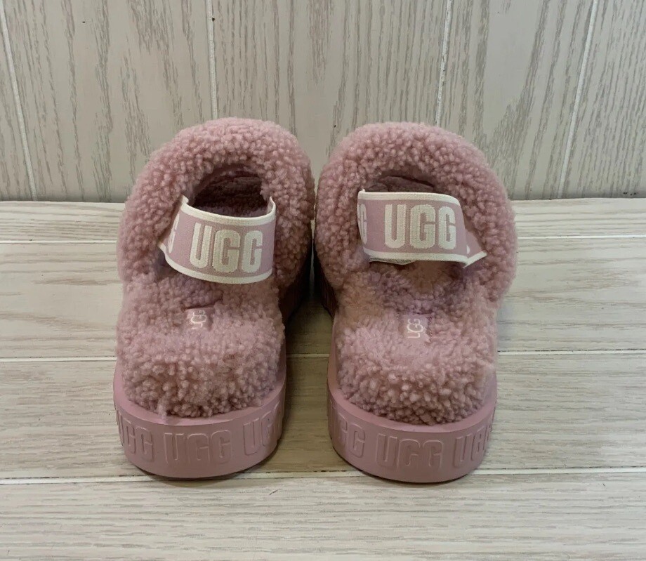 UGG Oh Fluffita Slingback Sandal, Women's Size 7 M, Pink NEW | eBay