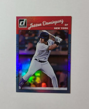 (ITEM 606) JASSON DOMINGUEZ - 2023 DONRUSS CAROLINA BLUE #253 (RC) (RETRO)