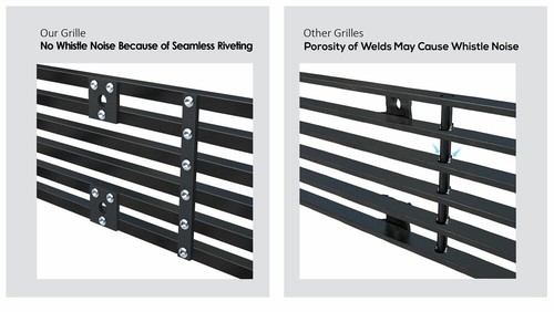 Fits 2003-2005 Nissan 350Z Black Bumper Stainless Steel Billet Grille - Bild 6 von 7