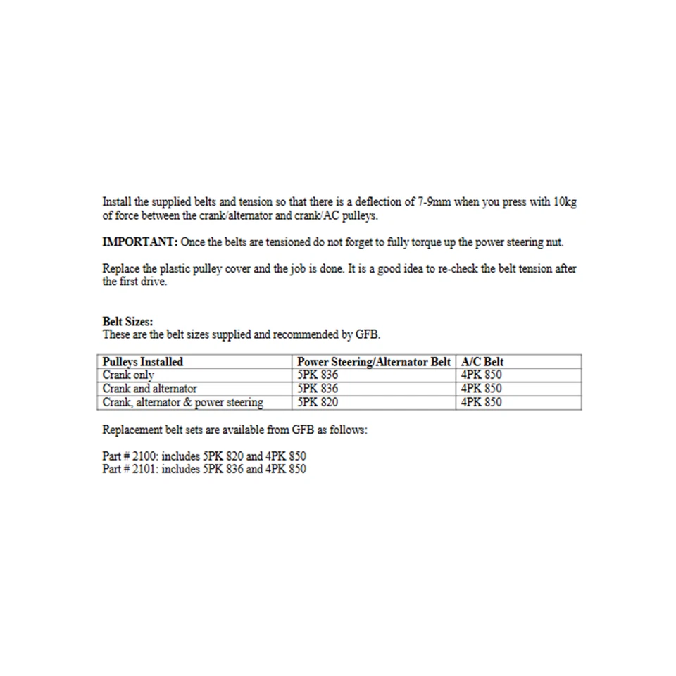 Kit de polia Go Fast Bit leve Underdrive grau alumínio para Subaru WRX STI - Imagem 3 de 4