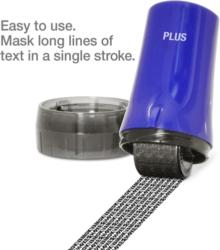 Guard Your ID Advanced Roller 2.0 Identity Theft Prevention Security Stamp Blue - Picture 3 of 12