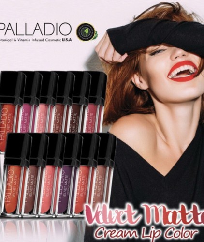 Palladio Velvet Matte Lip Color Tapestry Deep Blood Ultra Pigment Hydration - Picture 5 of 5