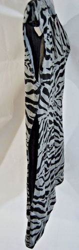Charles of London Animal Print Damen ärmellos Rundhals Kleid Größe Small neu mit Etikett - Bild 4 von 6