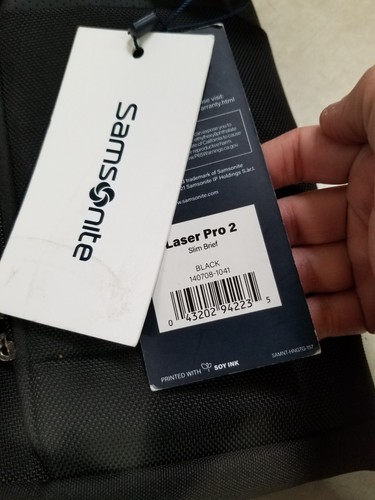 Samsonite - Slim Brief for 17.3" Laptop Laser Pro 2 - Black - Picture 2 of 5