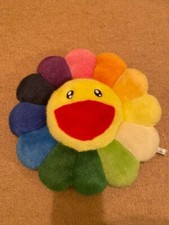 Takashi Murakami Flower Cushion Pillow 30cm Rainbow Flower
