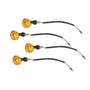 6 volt motorcycle turn signals chrome with amber lens 4 pcs per order 6 volt motorcycle turn signals chrome with amber lens 4 pcs per order