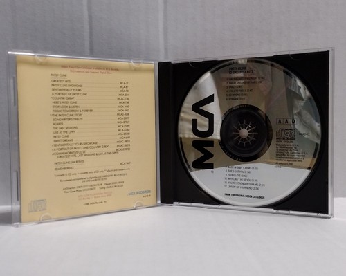 Patsy Cline: 12 Greatest Hits CD 1988 MCA - Decca MCAD-12 - Picture 5 of 6
