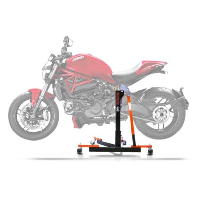 Bequille Centrale Power Evo pour Ducati boutiques Monster 821 14-20 orange