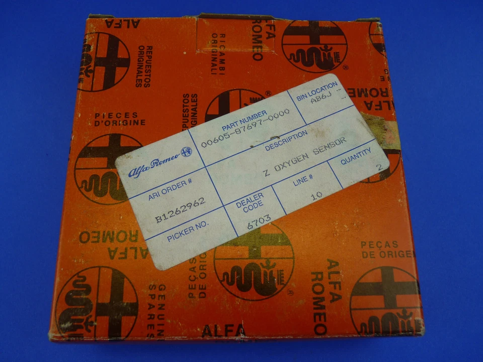 Sensor lambda Alfa Romeo 164 1994 1995 LS Quadrifoglio 4 hilos 60587697 Foto 3 de 4