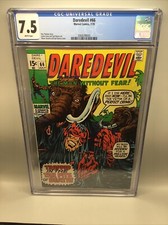 Daredevil #66 CGC. 7.5 White Pages! 1970 Iconic Cover