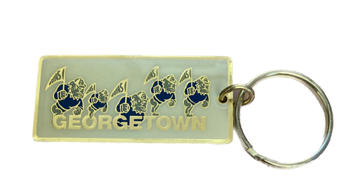 Georgetown University Hoyas 3" Metal Keychain by Imprinted Products, Vintage - Picture 2 of 5