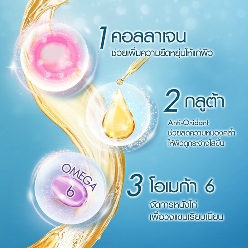 X2 Vaselina Suero Ampolla Brillante y Seca Desodorante Glutaglow Axilas Suave 45 ml - Imagen 6 de 16