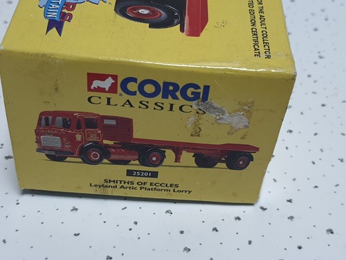 CORGI 25201 LEYLAND TRUCK CAB MODEL ONLY SMITHS OF ECCLES 1:50 NEW IN BOX - Picture 5 of 11