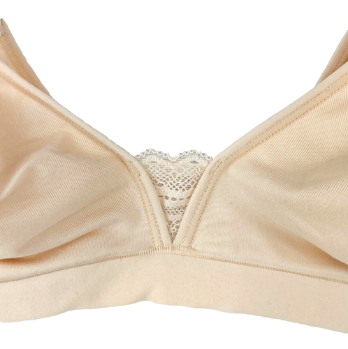 Hanes Women's Bra Comfort Flex Fit T-Shirt Brassiere Small 34-36 Wireless Beige - Picture 2 of 5