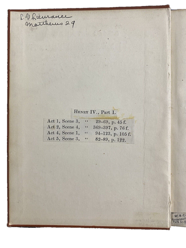 Shakespeare's King Henry the Fourth Part I & Part II-Edited By William Rolfe VTG - Picture 5 of 21