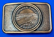 Niagara Falls Canada Vintage Park Souvenir Commemorative Belt Buckle