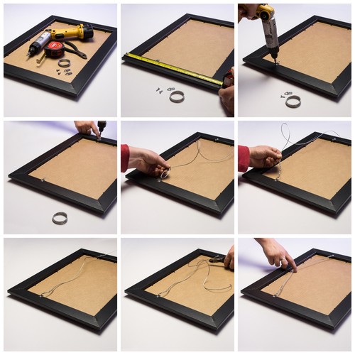 Craig Frames Rustic, 1.5" Driftwood Weathered Black Wood Picture Frame, 4-Pack - Picture 8 of 11