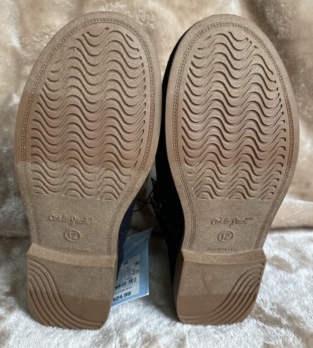 NWT Girls' Jasmine Booties Black - Cat & Jack - SIZE 12 - Picture 5 of 5
