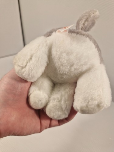 TY Velvety Beanie Babies Buff Husky Dog Plush 16cm Soft Cuddly Toy - Picture 7 of 9