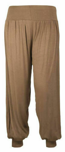 WOMENS HAREM ALI BABA PANTS LADIES TROUSERS LONG BAGGY LEGGINGS YOGA UK 8-26 - Picture 13 of 21
