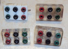 Tektronix 575 or 576 six pin female to three pin male converter for 3 pin tester