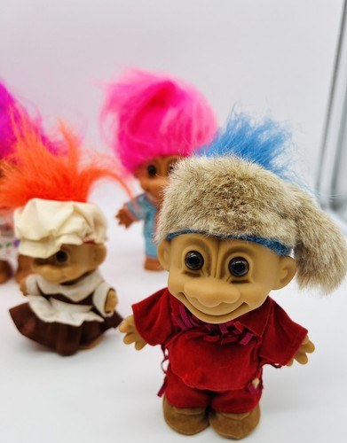 7 RUSS Troll Dolls Happy Birthday Sock Hop Witch Angel Christmas Ornament plus 3 - Picture 6 of 14