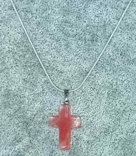 Collar de piedras preciosas de cuarzo cereza - Imagen 2 de 10