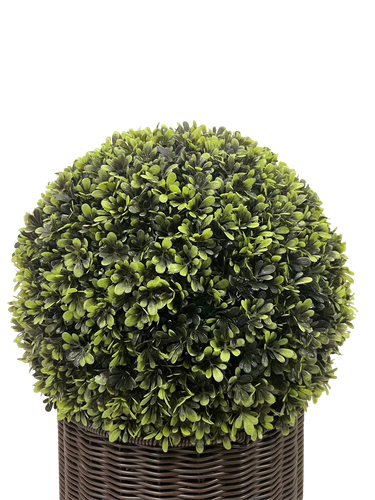 20 inch Artificial Faux Grass Spherical Ball Woven Pot Decoration Outdoor&Indoor - Picture 2 of 7