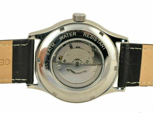 Reloj Mecánico Slava Europe SL102 Analógico Impermeable Hombre Reloj Correa Cuero  - Imagen 12 de 21