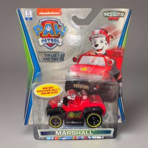 Paw Patrol True Metal Marshall Mission Paw veicolo pressofuso 1:55 auto pattuglia antincendio - Foto 1 di 2