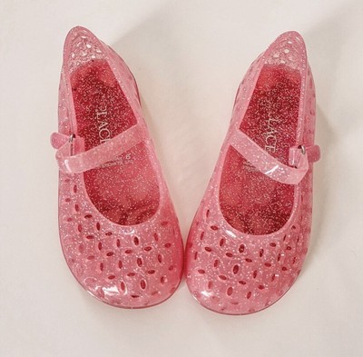 sparkly jelly shoes
