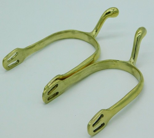 Sporen Rädchensporen Dornsporen Schwanenhals ergonomisch Messing Tysons  - Bild 11 von 36