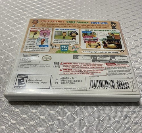 Tomodachi Life Nintendo 3DS Cartridge in Box with Manual - Picture 9 of 18