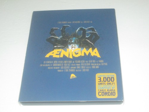 AENIGMA Blu Ray w/ CD Soundtrack Limited Edition Slipcover Lucio Fulci - Picture 5 of 7