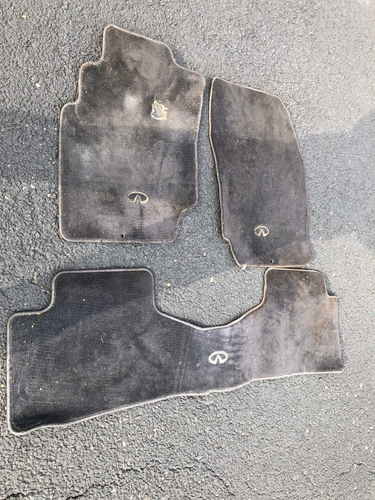 Infiniti G20 floor mats, factory OEM, black, fits 1991 to 1996, came from G20T - Picture 2 of 8