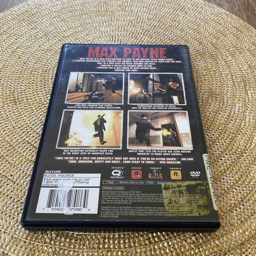 Play Station 2 MaxPayne Sony 2001 - Picture 3 of 3