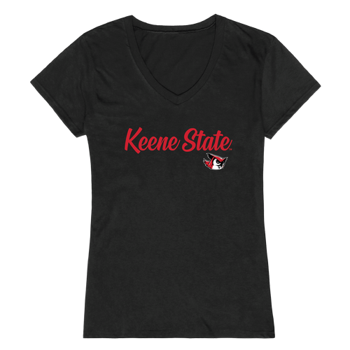 T shirt donna Keene State College Owls KSC NCAA scritta